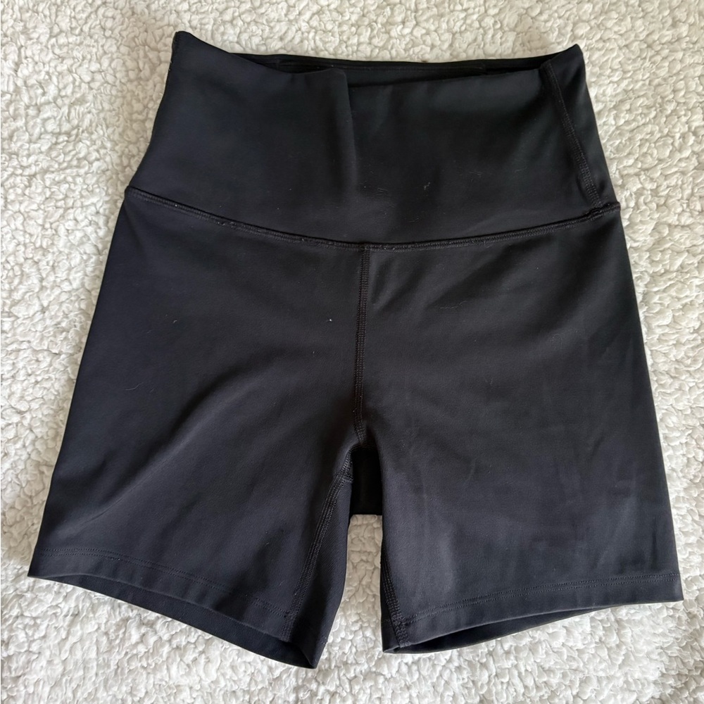 all in motion Black High-Rise Bike Shorts